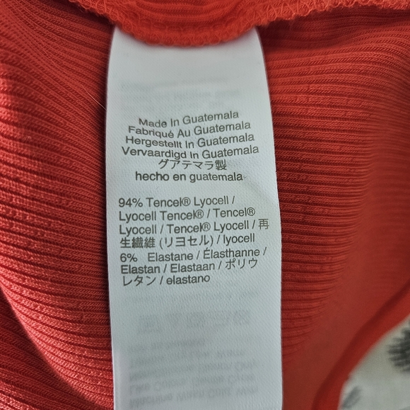 J crew red scoop neck top stretch short sleeves tee blouse - Picture 10 of 12